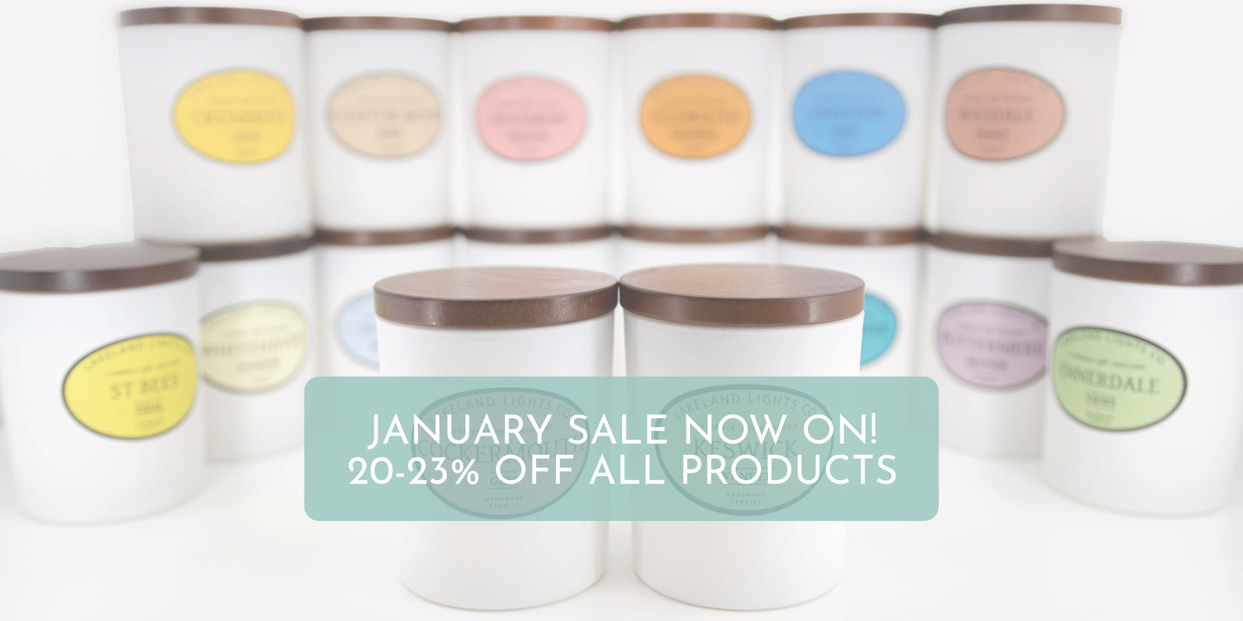 Our January Sale is Now On! 20-23% Off!