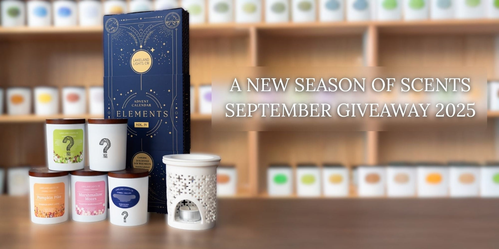 Celebrate a Season of New Scents - £128 Candle Giveaway This September