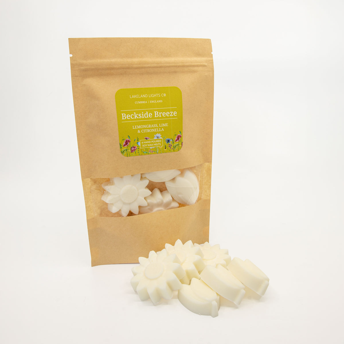 Beckside Breeze Wax Melts - Lemongrass, Lime &amp; Citronella