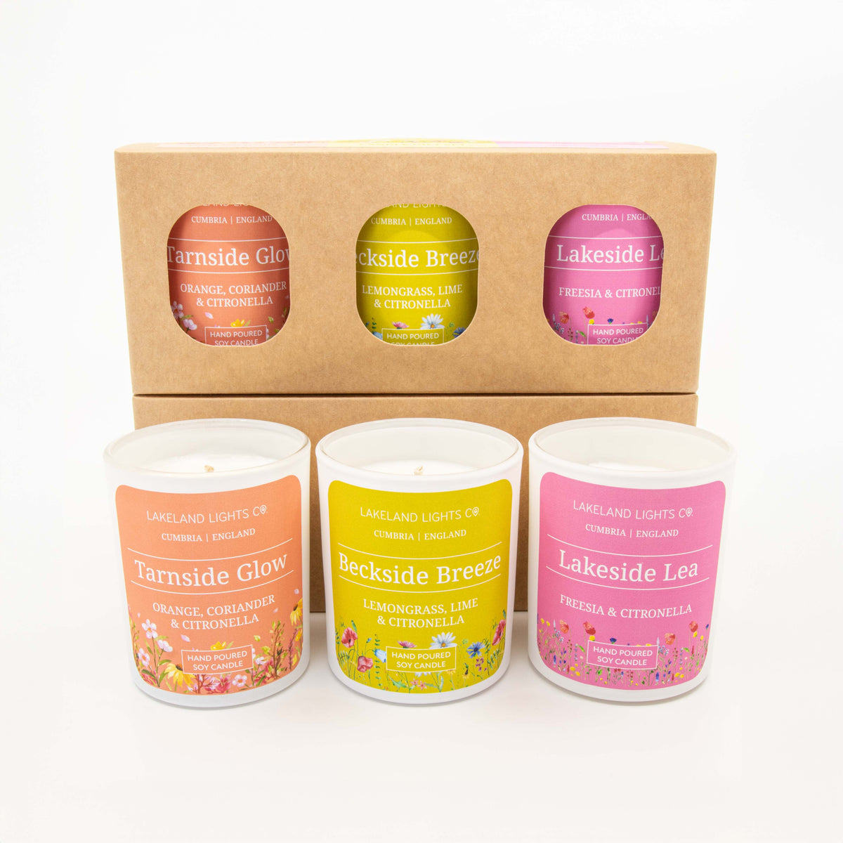 Citronella Three Candle Gift Sets