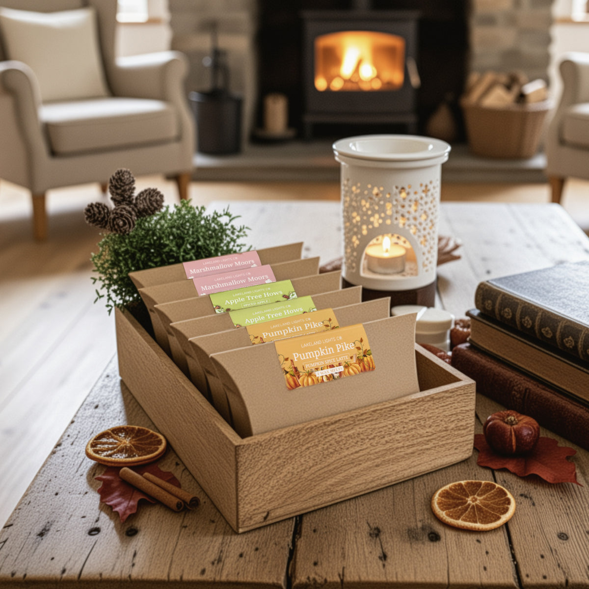 Autumn Wax Melt Bundle with Melter