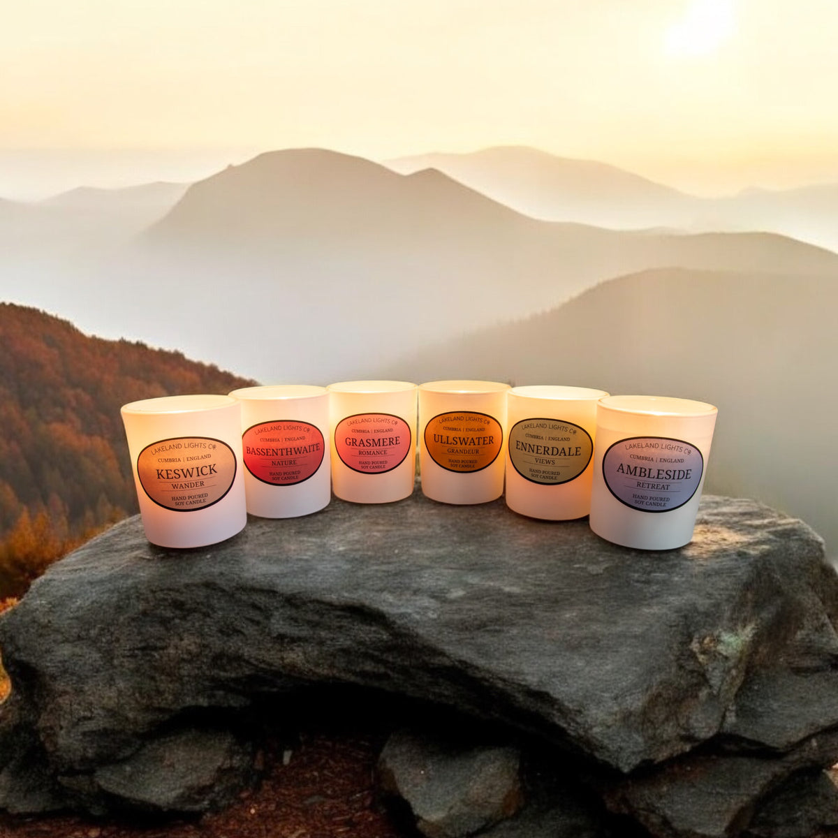Cumbrian Six Candle Gift Sets