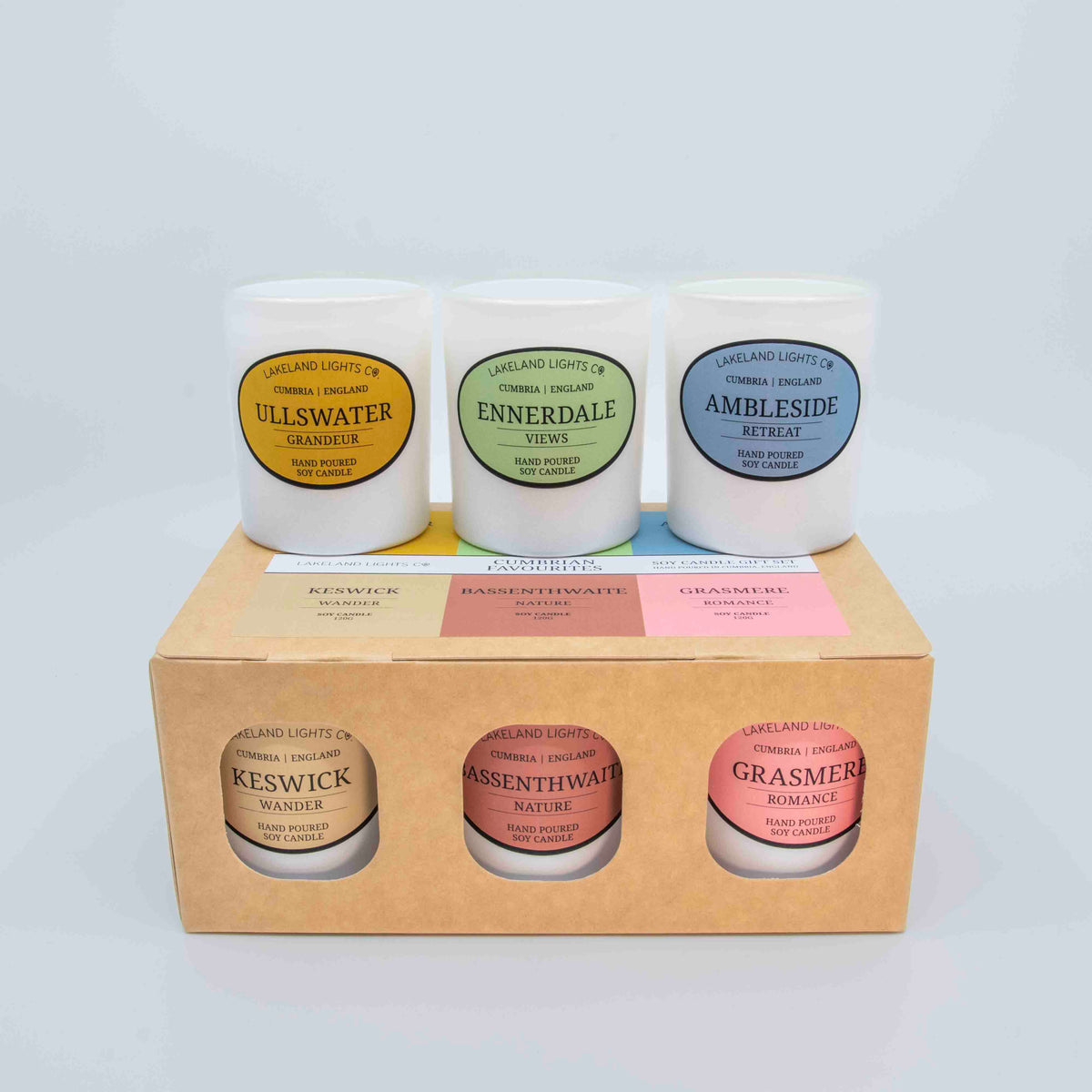 Cumbrian Six Candle Gift Sets