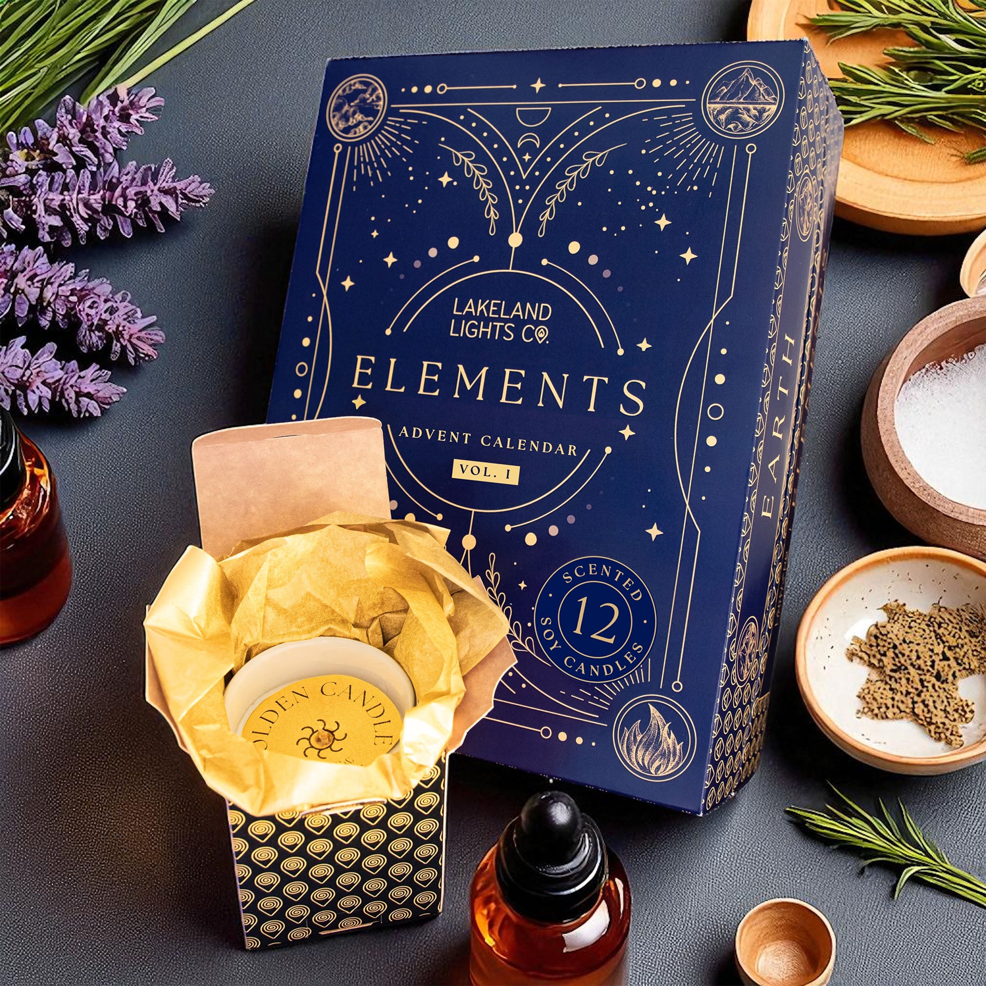 12 Day Candle Advent Calendar - 2025