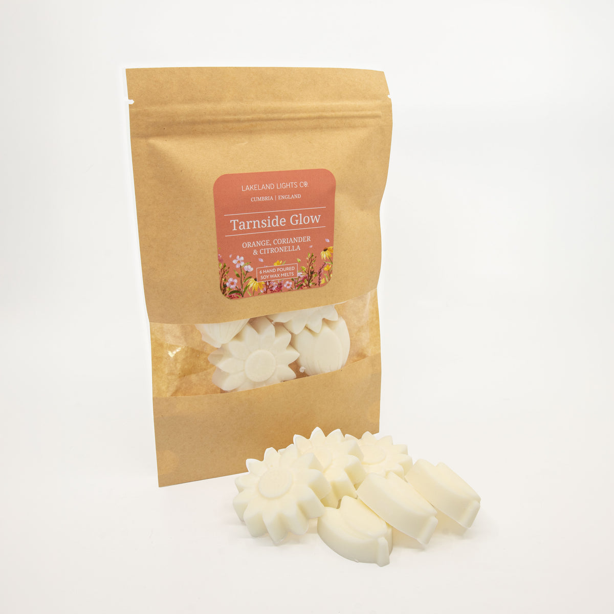 Tarnside Glow Wax Melts - Orange, Coriander &amp; Citronella