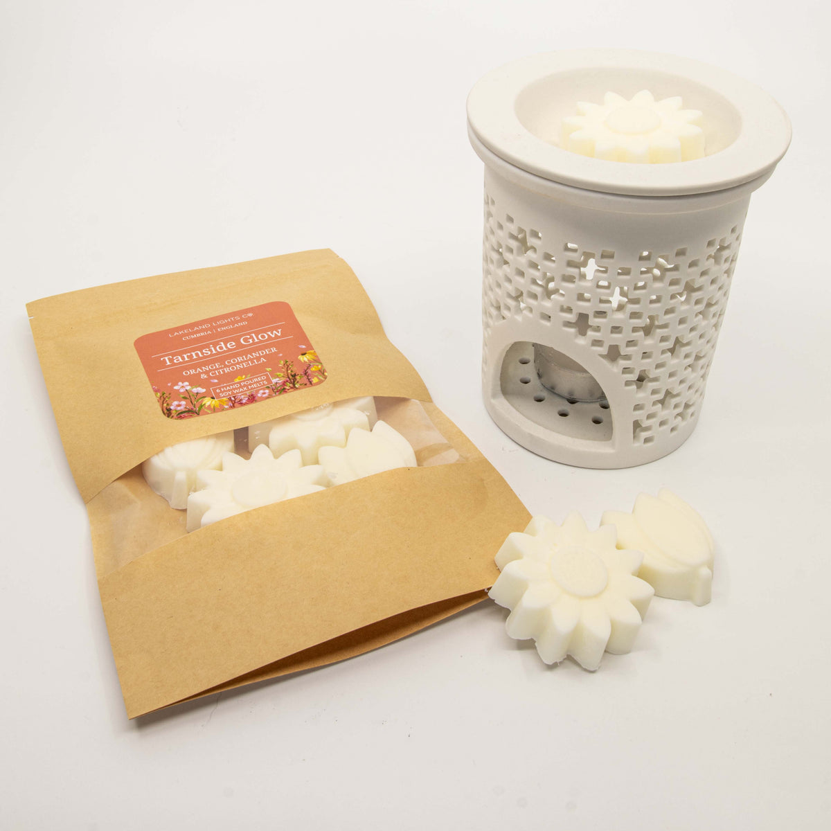 Tarnside Glow Wax Melts - Orange, Coriander &amp; Citronella