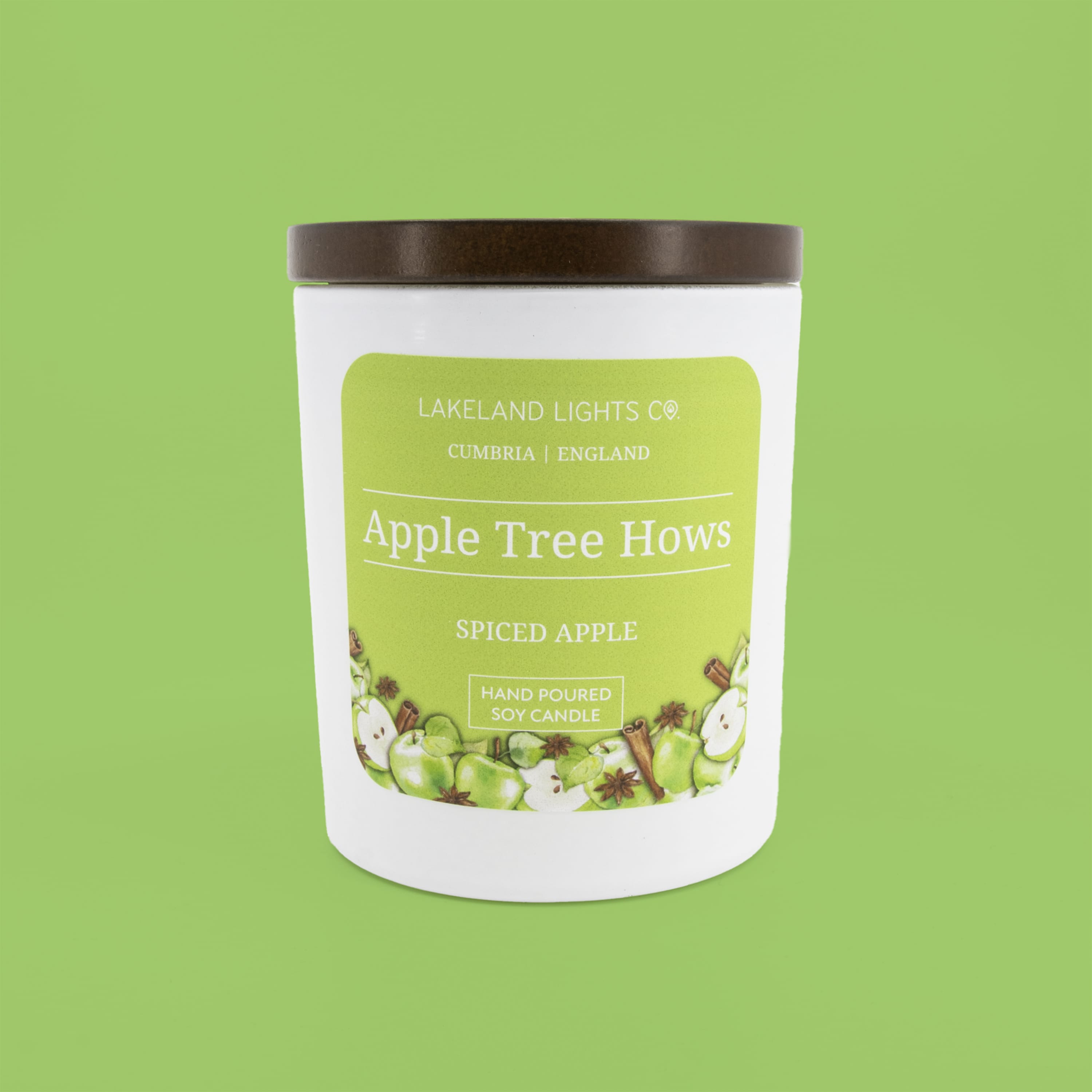 Lakeland Lights Company Apple Tree Hows - Apple Spice Soy Candle