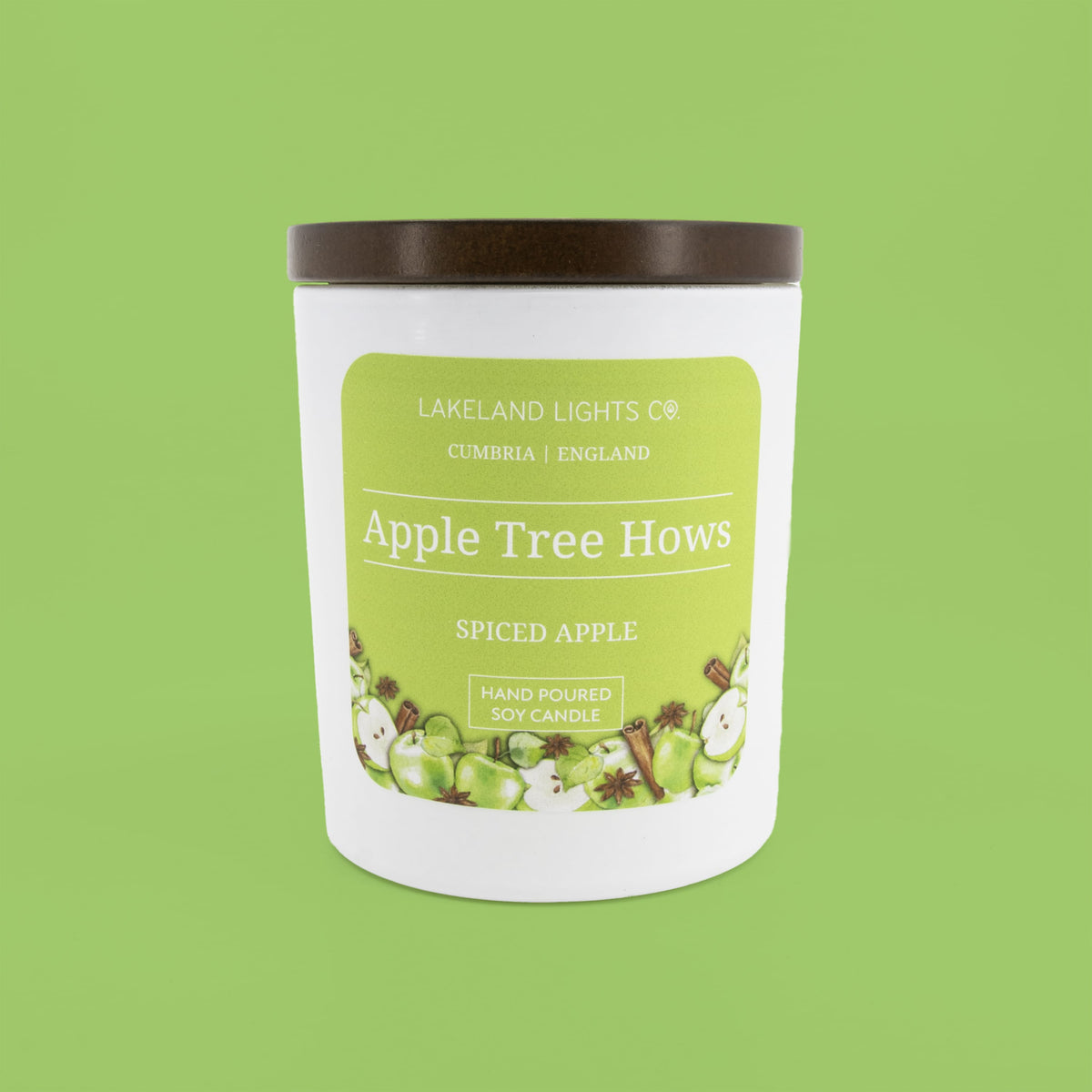 Lakeland Lights Company Apple Tree Hows - Apple Spice Soy Candle