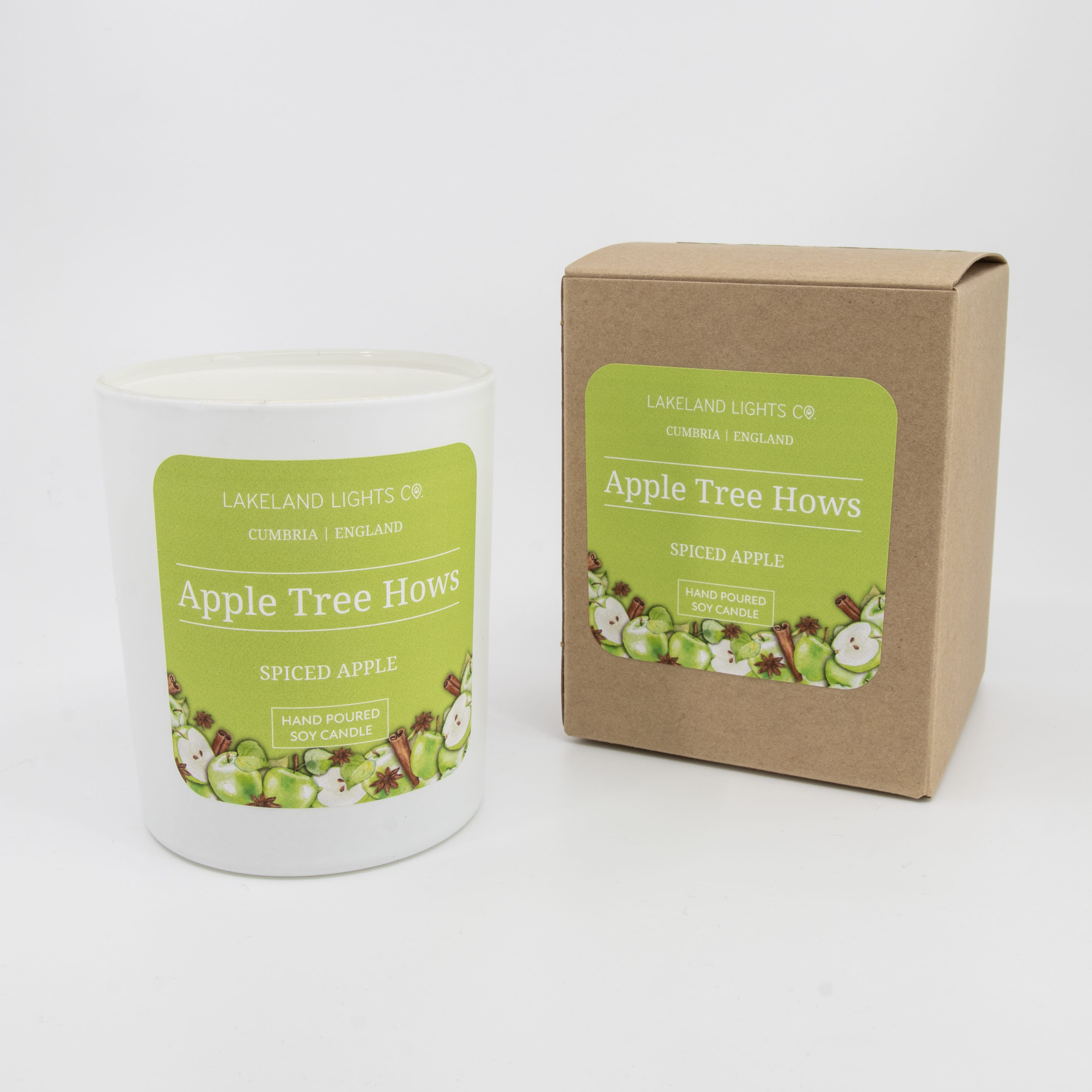 Lakeland Lights Company Apple Tree Hows - Apple Spice Soy Candle