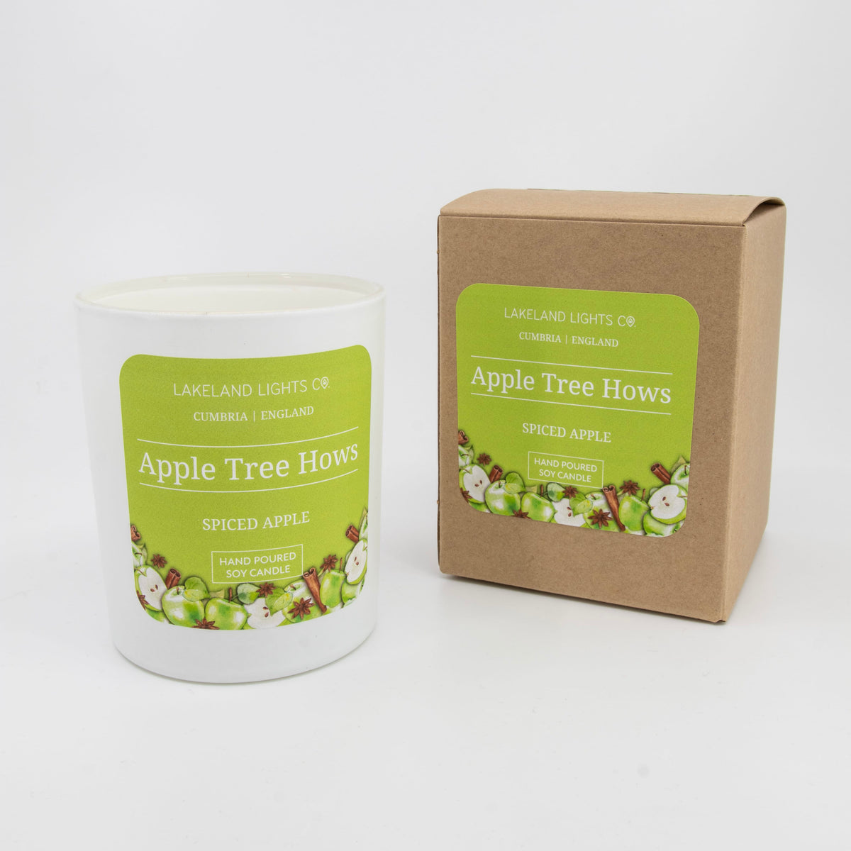 Lakeland Lights Company Apple Tree Hows - Apple Spice Soy Candle
