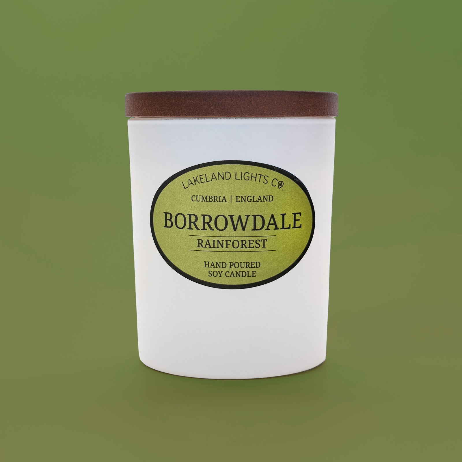 Lakeland Lights Company Borrowdale - Lemon, Sea Salt & Moss Soy Candle
