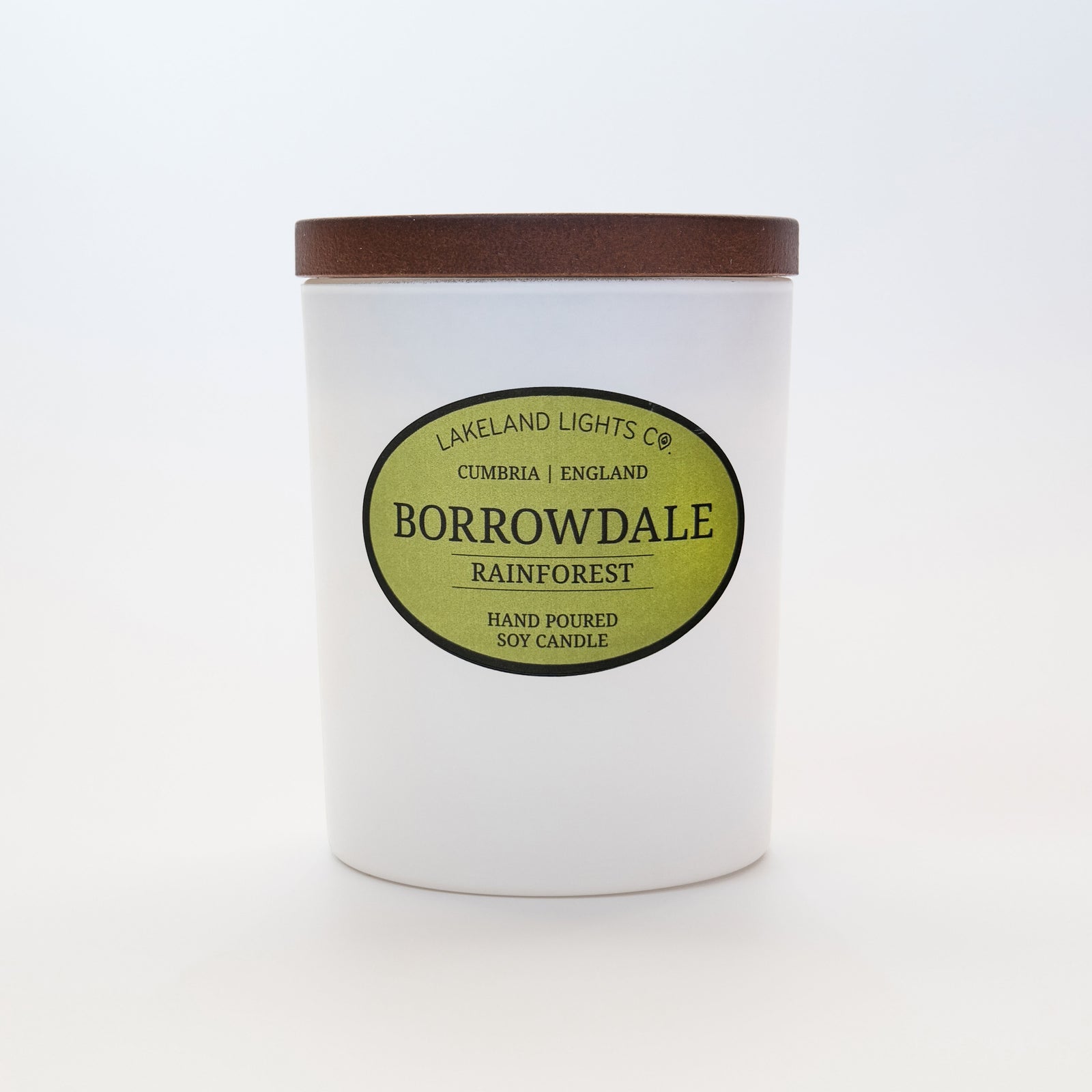 Lakeland Lights Company Borrowdale - Lemon, Sea Salt & Moss Soy Candle