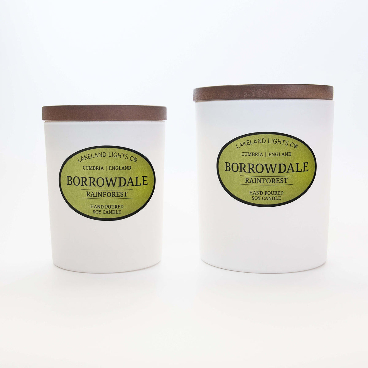 Lakeland Lights Company Borrowdale - Lemon, Sea Salt & Moss Soy Candle