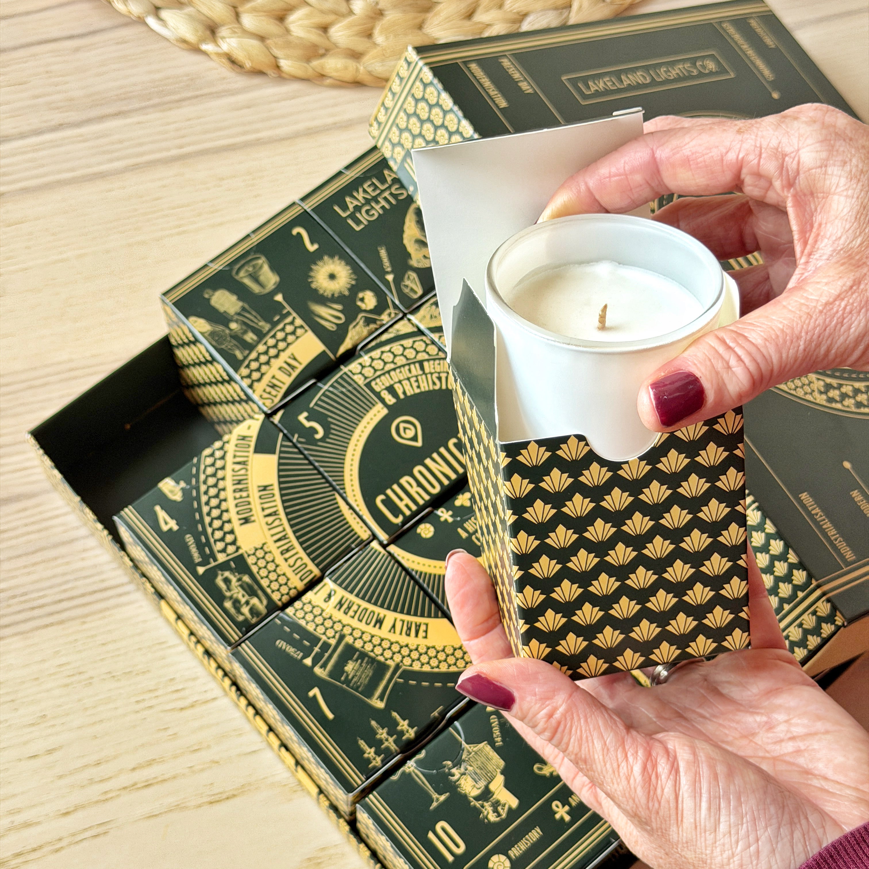 Lakeland Lights Company Christmas Candle Collection 2026 - Chronicles, Volume II Soy Candle