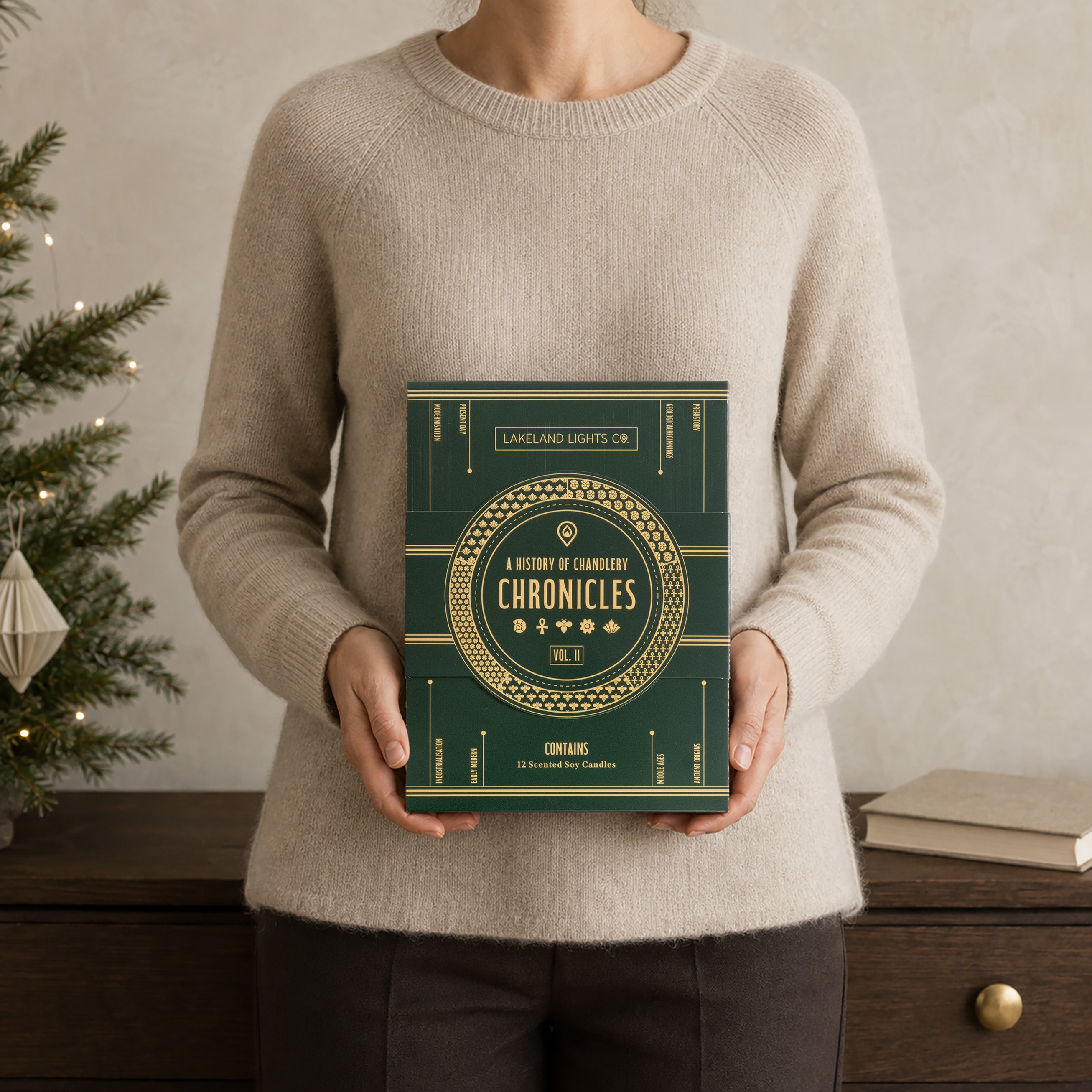 Lakeland Lights Company Christmas Candle Collection 2026 - Chronicles, Volume II Soy Candle