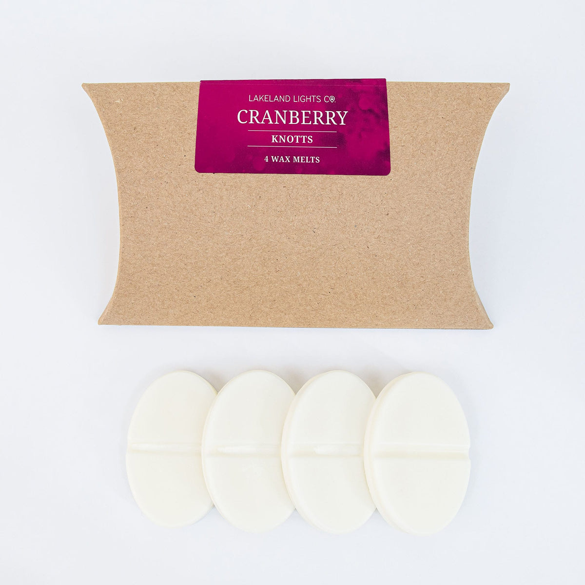 Lakeland Lights Company Cranberry Knotts Wax Melts - Cranberry, Fruity & Spicy Soy Candle