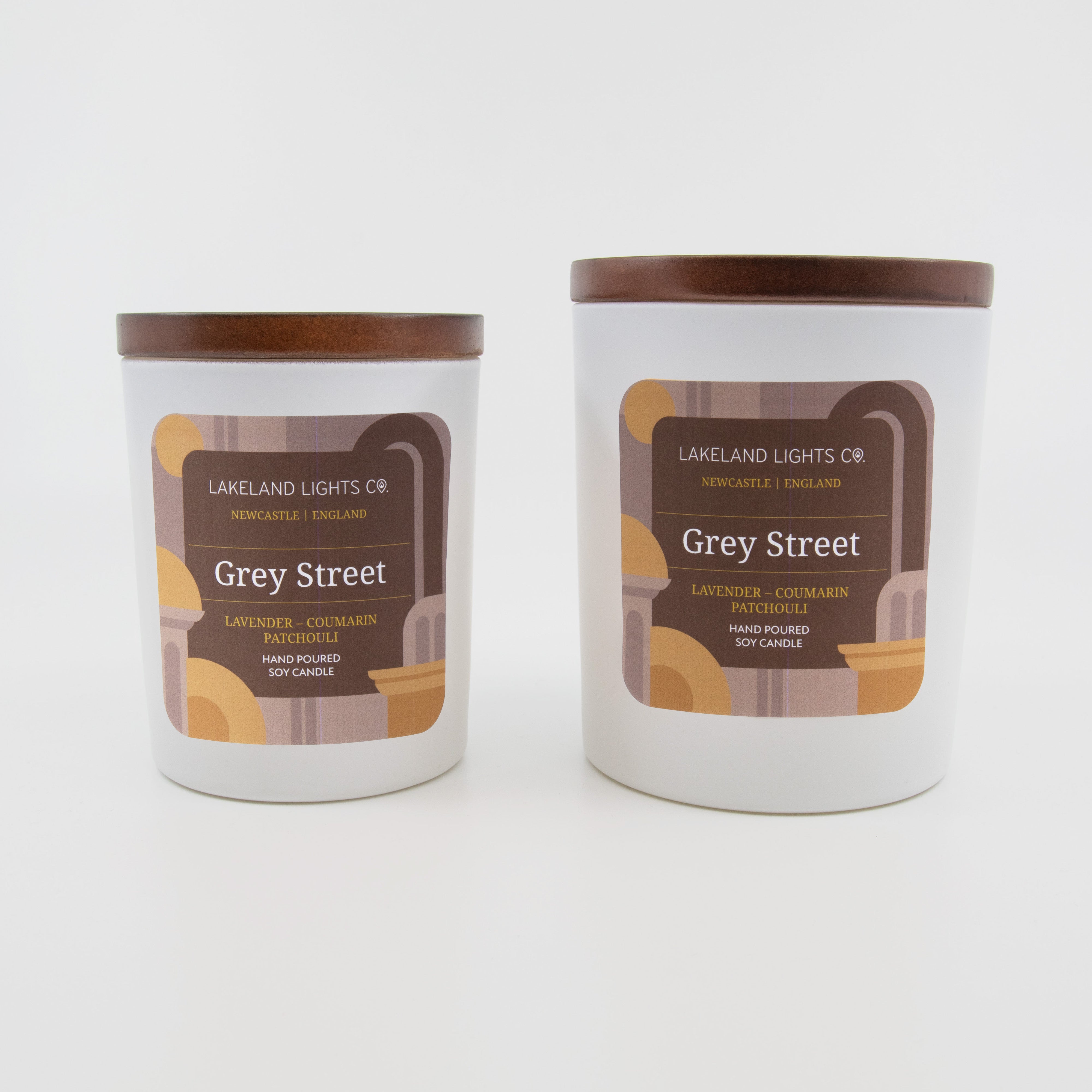 Lakeland Lights Company Grey Street - Lavender, Coumarin & Patchouli Soy Candle