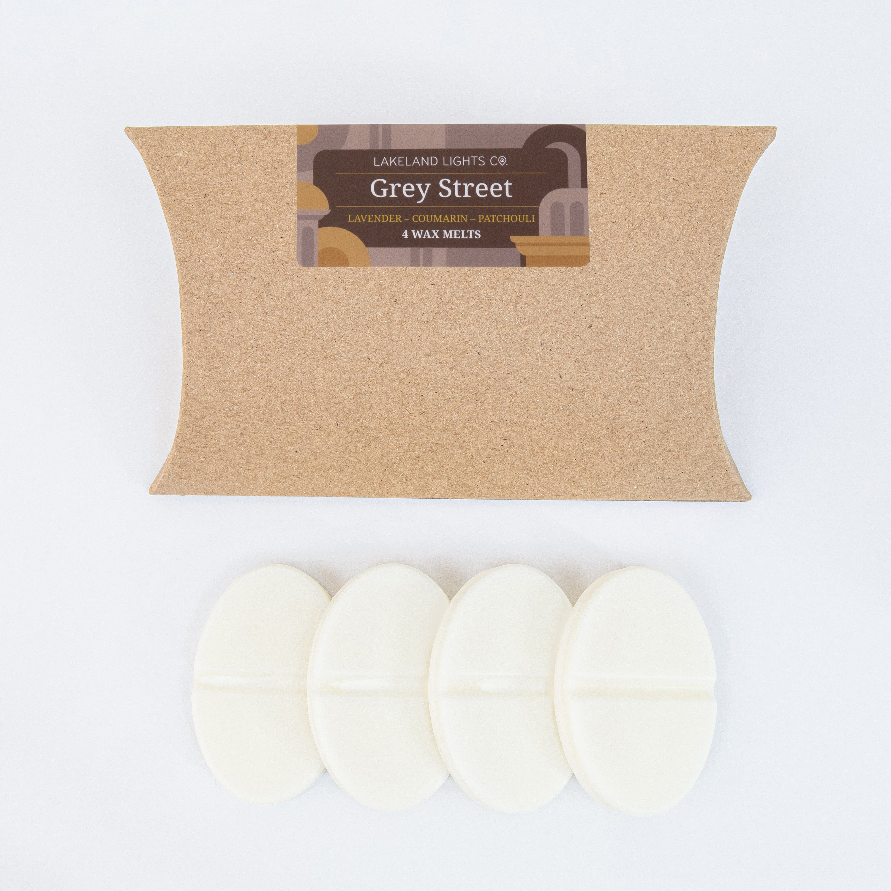 Lakeland Lights Company Grey Street Wax Melts - Lavender, Coumarin & Patchouli Soy Candle