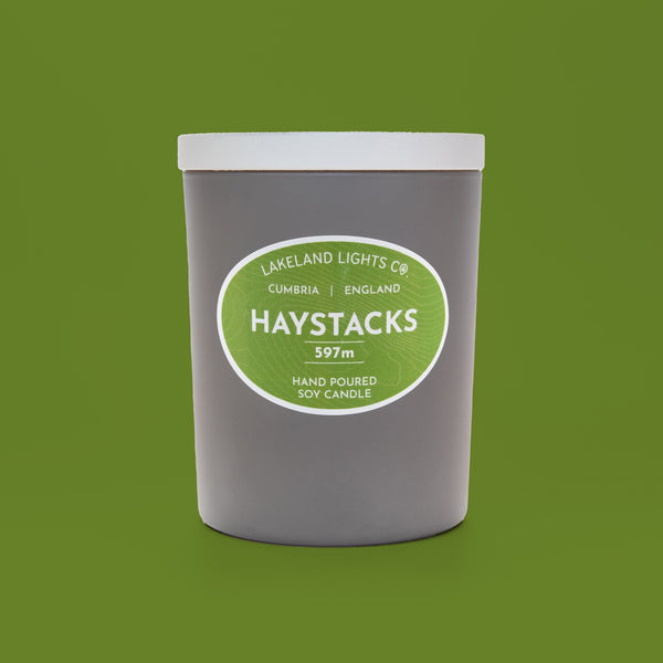 Haystacks Luxury Candle | Fell Range | Lakeland Lights Co - Lakeland ...