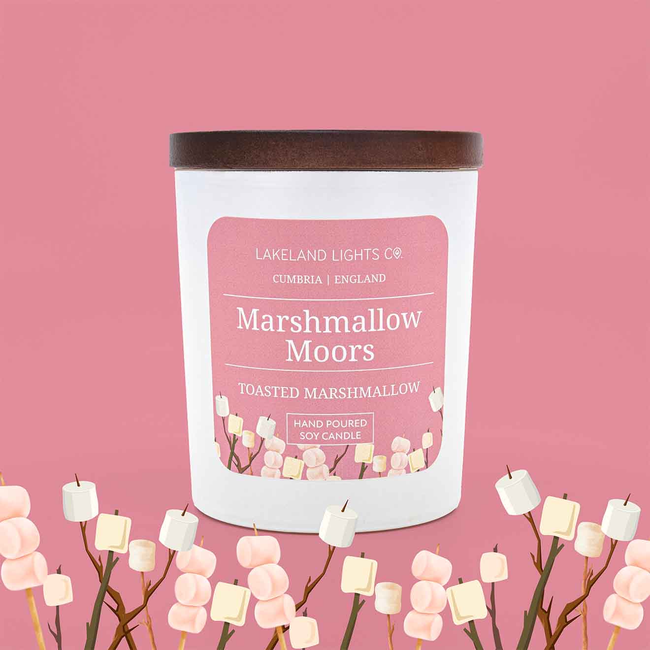 Lakeland Lights Company Marshmallow Moors - Toasted Marshmallow Soy Candle