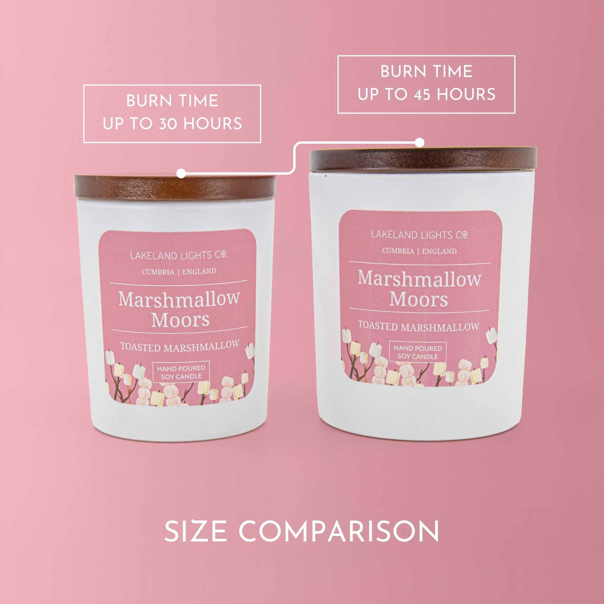 Lakeland Lights Company Marshmallow Moors - Toasted Marshmallow Soy Candle