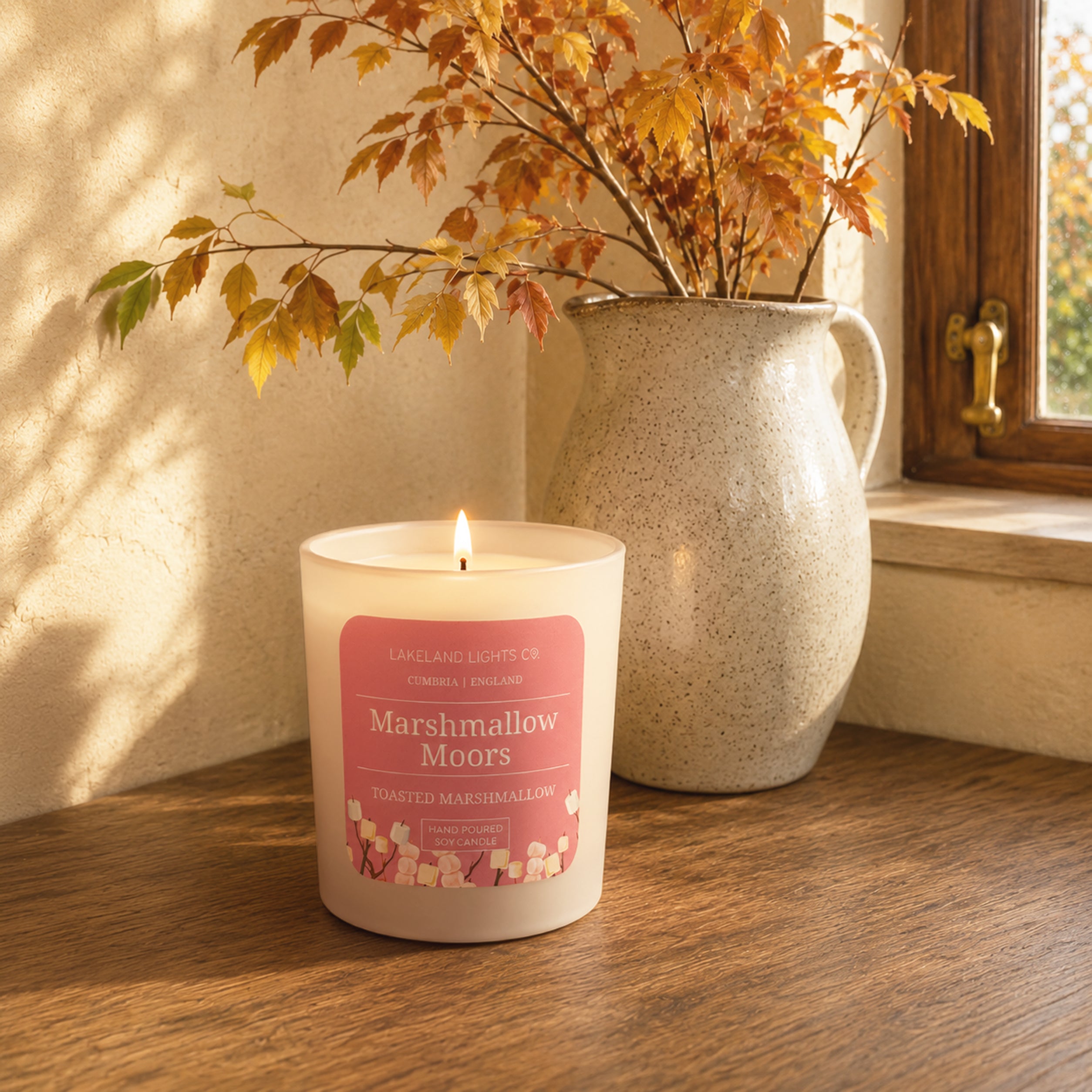 Lakeland Lights Company Marshmallow Moors - Toasted Marshmallow Soy Candle
