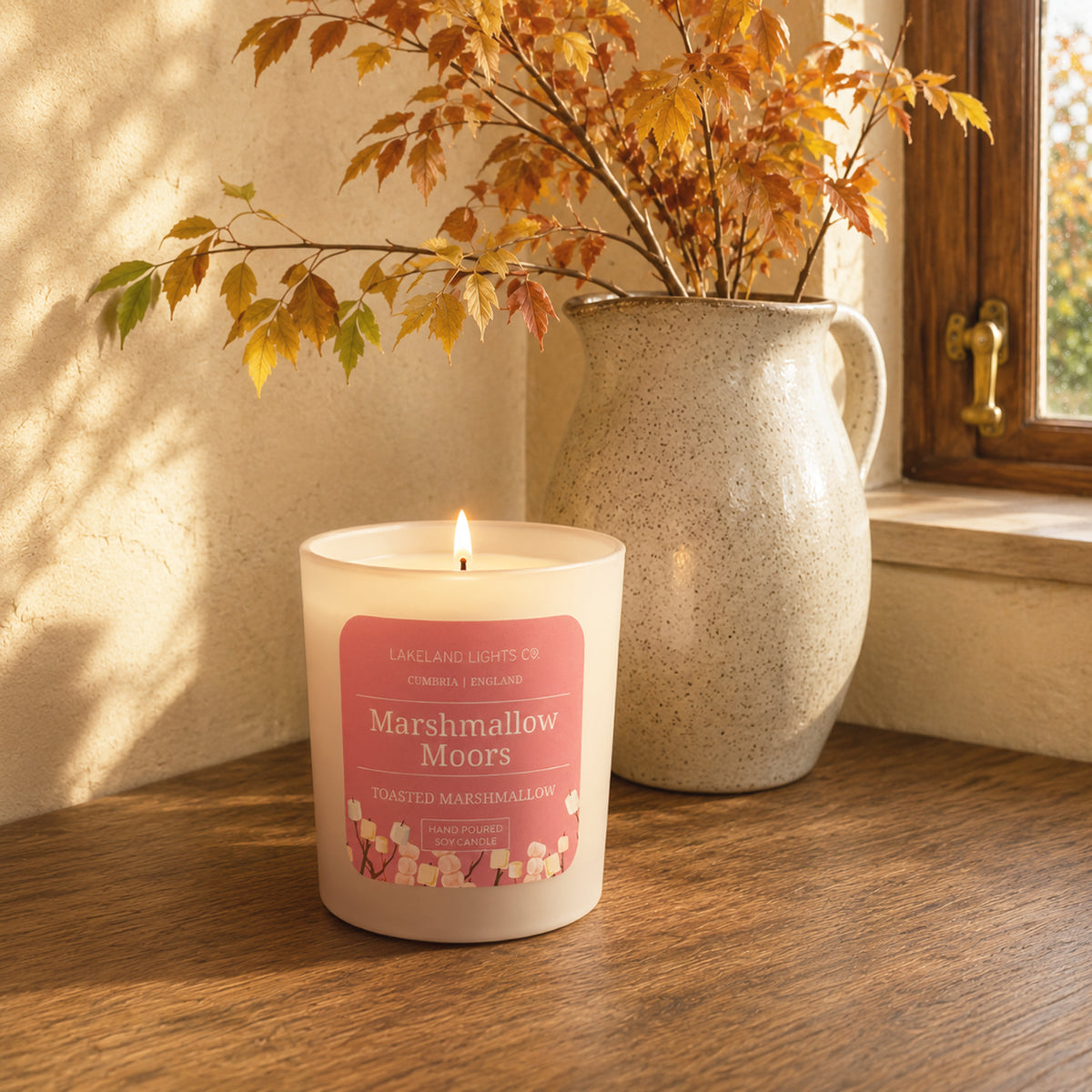 Lakeland Lights Company Marshmallow Moors - Toasted Marshmallow Soy Candle