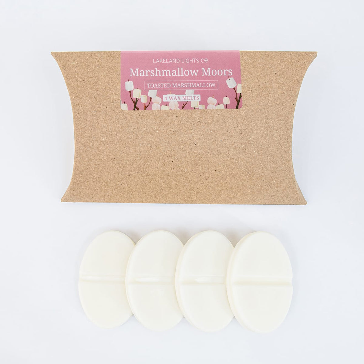 Lakeland Lights Company Marshmallow Moors Wax Melts - Toasted Marshmallow Soy Candle