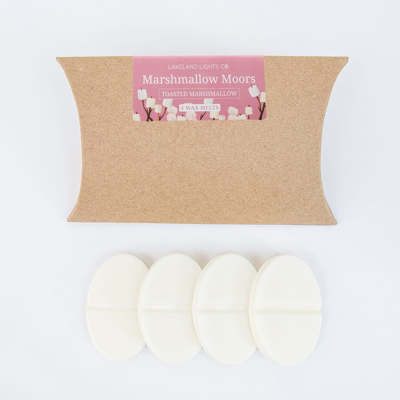 Lakeland Lights Company Marshmallow Moors Wax Melts - Toasted Marshmallow Soy Candle
