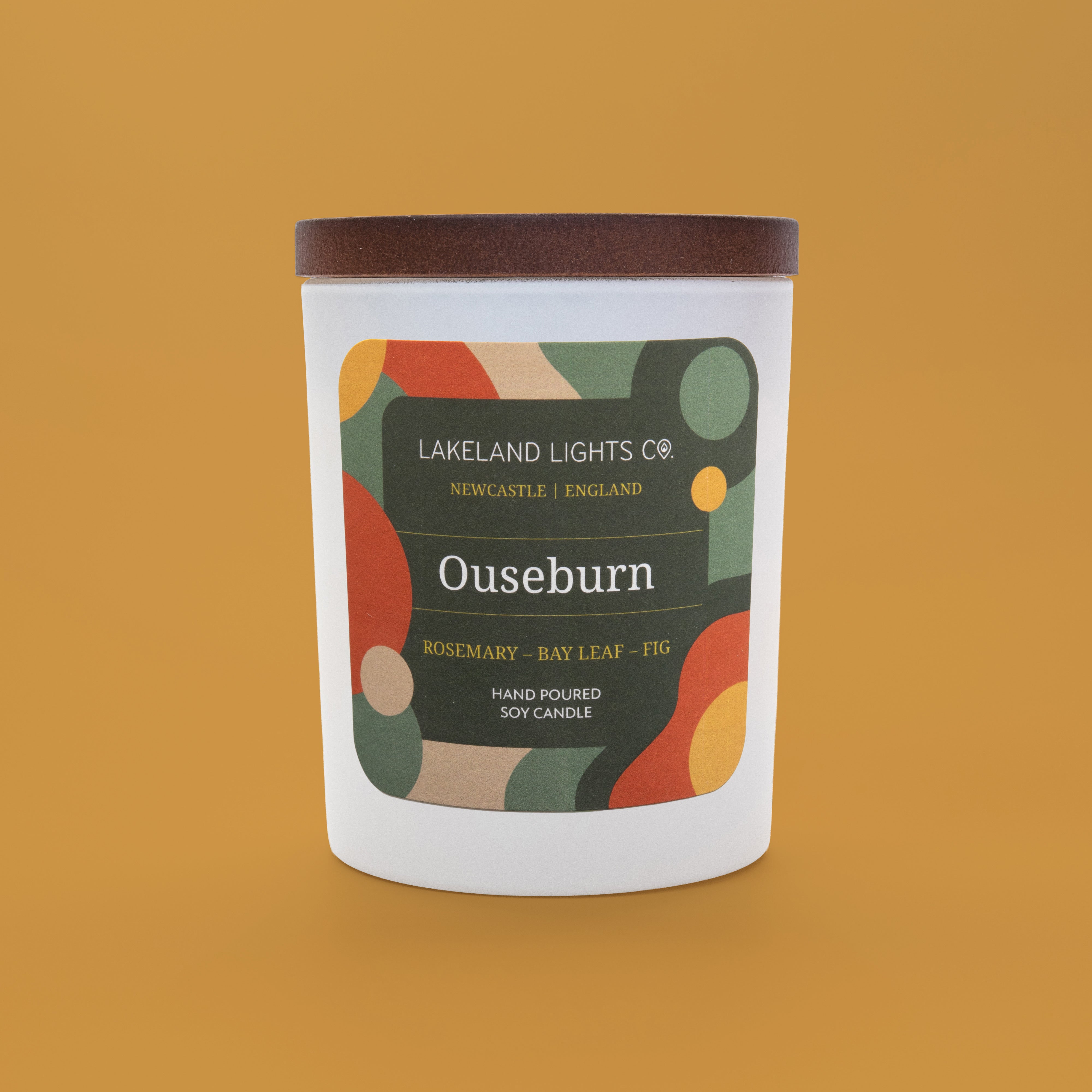 Lakeland Lights Company Ouseburn - Rosemary, Bay Leaf & Fig Soy Candle