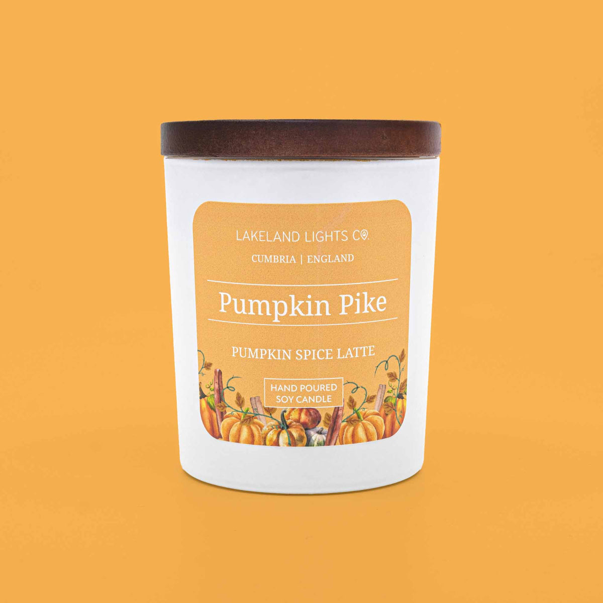 Lakeland Lights Company Pumpkin Pike - Pumpkin Spice Latte Soy Candle
