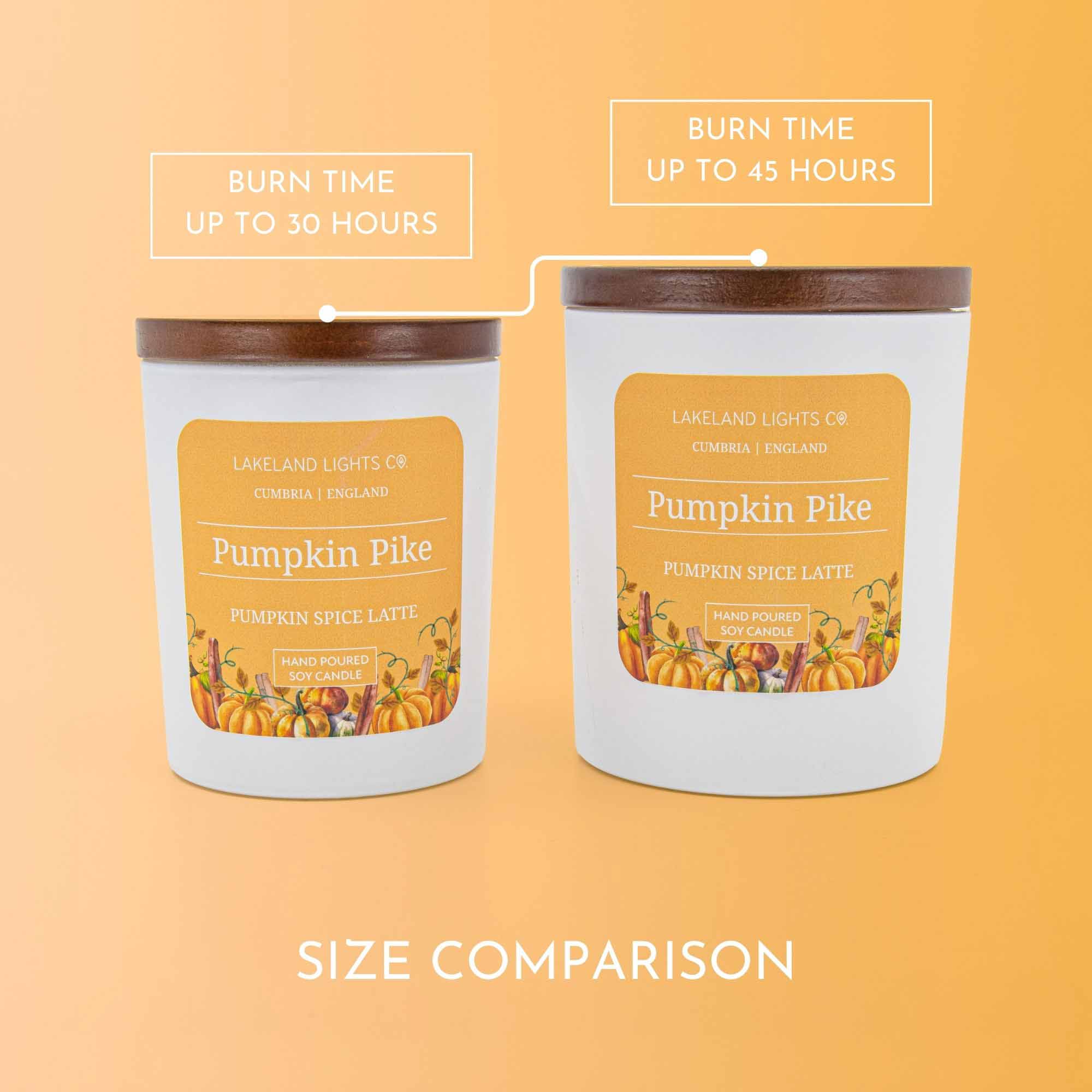 Lakeland Lights Company Pumpkin Pike - Pumpkin Spice Latte Soy Candle
