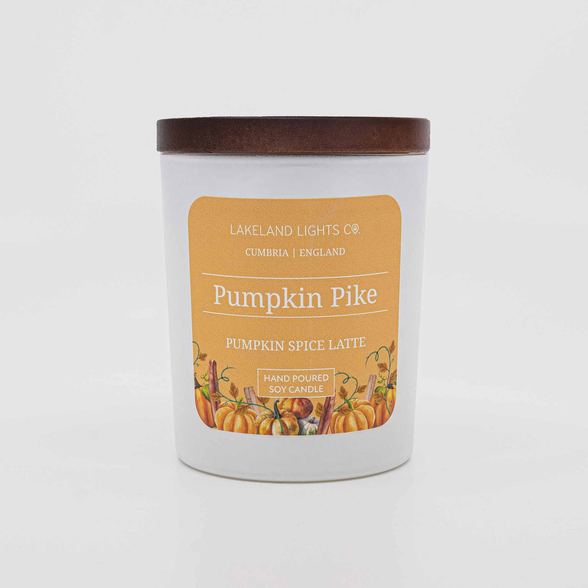 Lakeland Lights Company Pumpkin Pike - Pumpkin Spice Latte Soy Candle