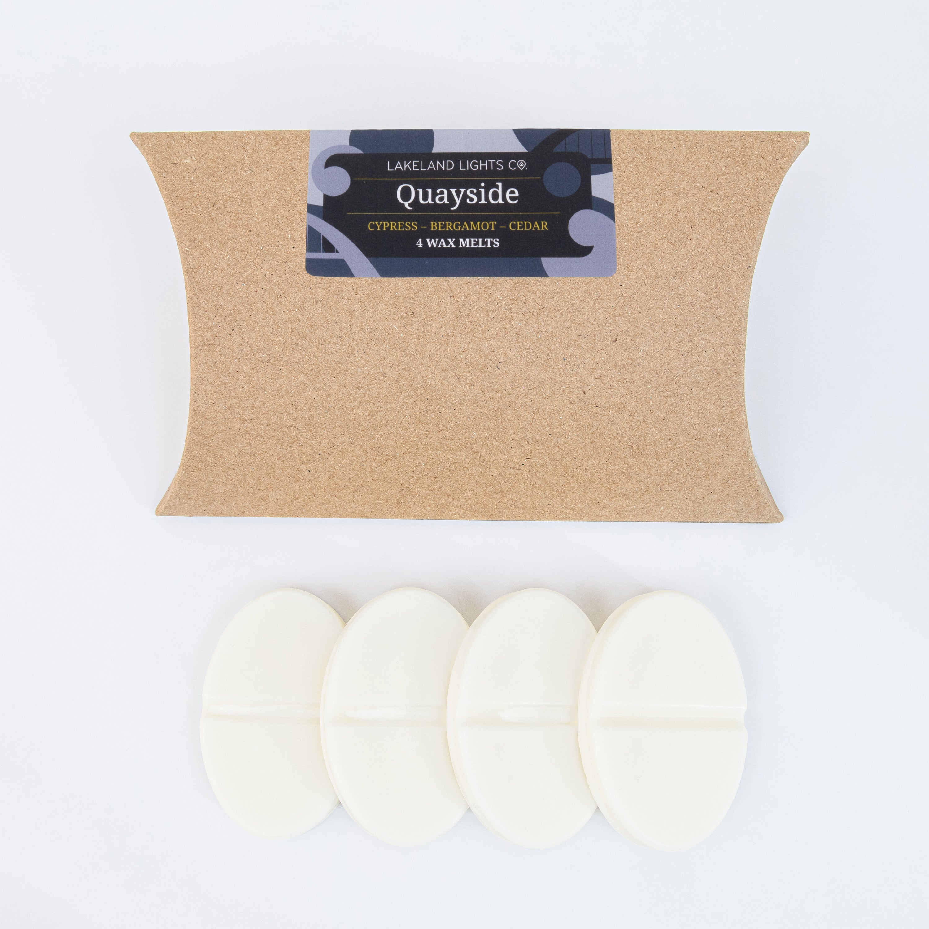 Lakeland Lights Company Quayside Wax Melts - Cypress, Bergamot & Cedar Soy Candle