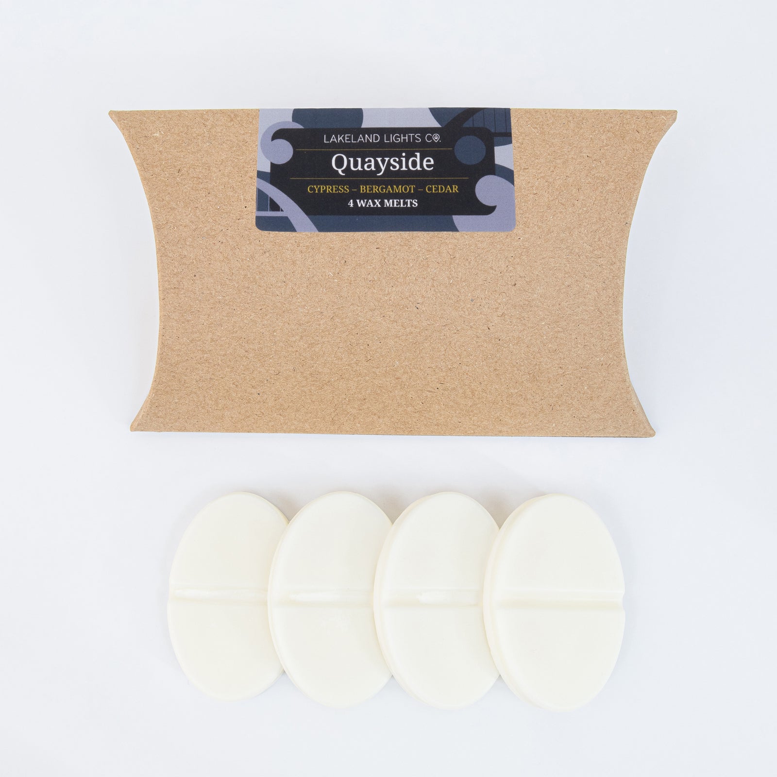 Lakeland Lights Company Quayside Wax Melts - Cypress, Bergamot & Cedar Soy Candle