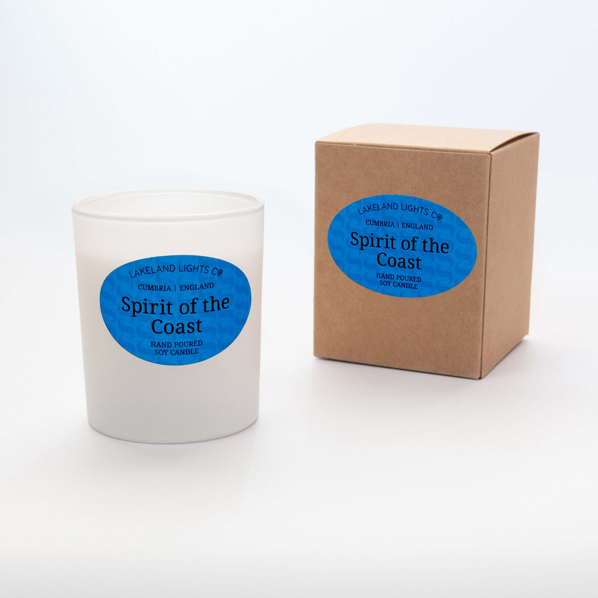 Lakeland Lights Company Spirit of the Coast - Citrus, Amber & Floral Soy Candle