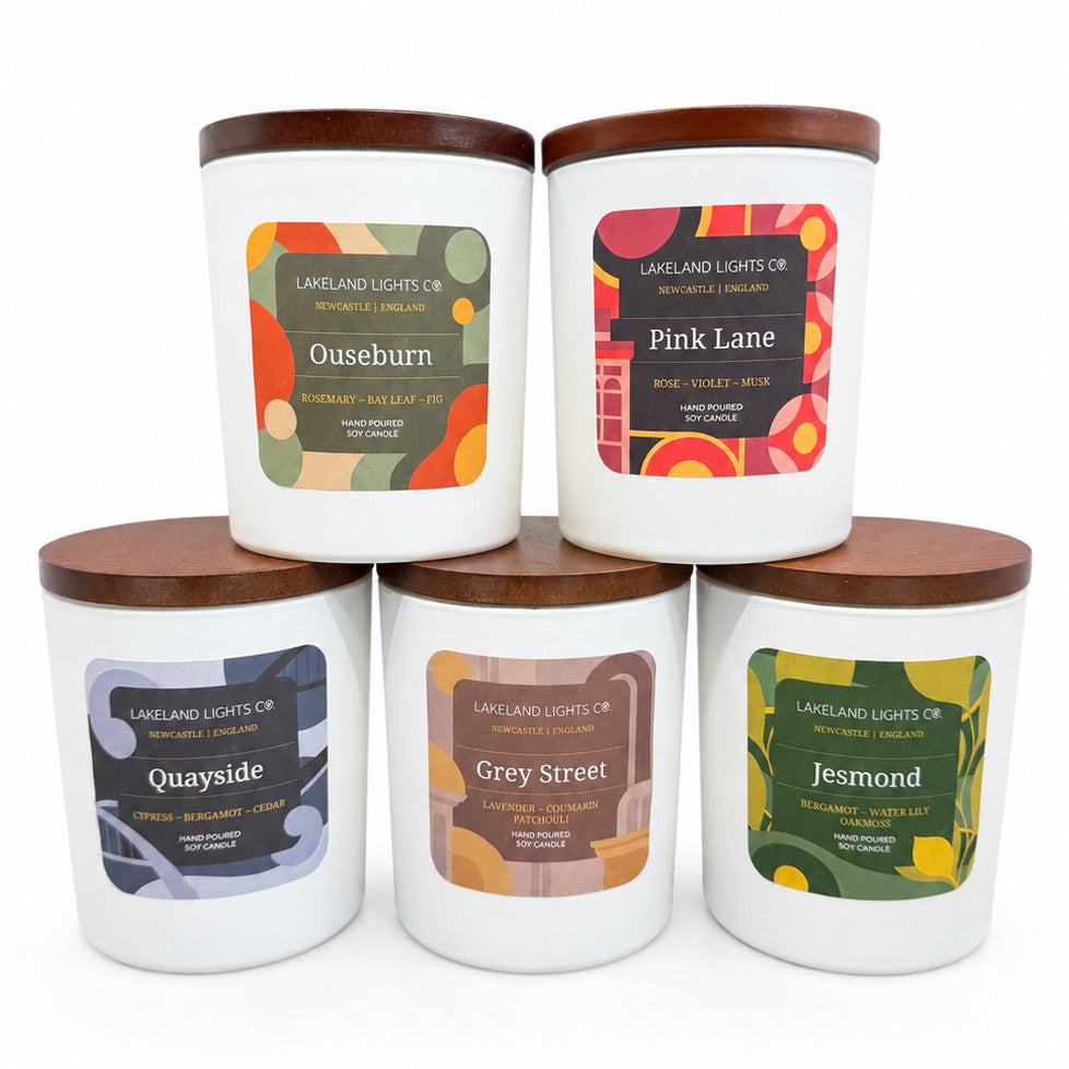 Lakeland Lights Company The Complete Newcastle Collection Soy Candle