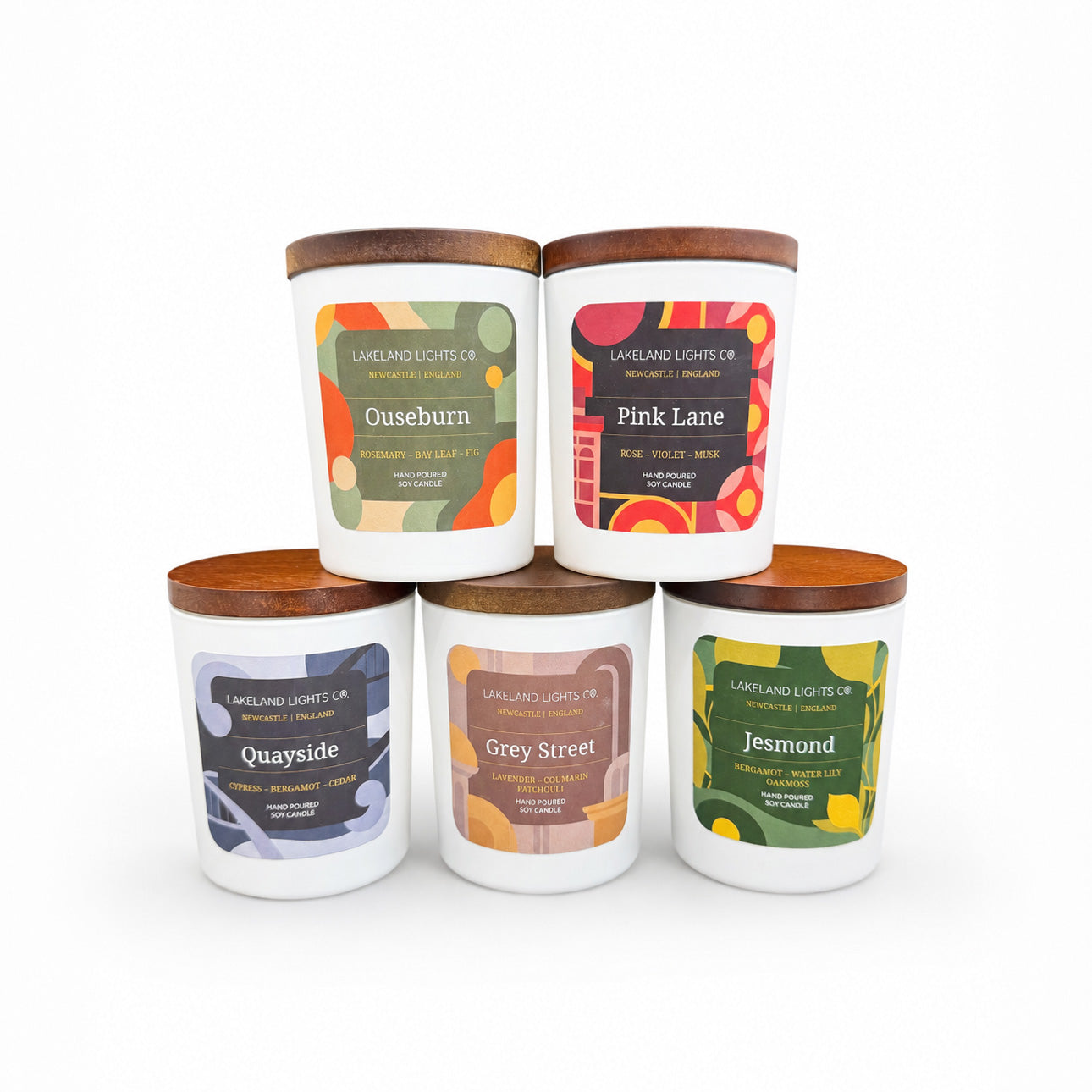 Lakeland Lights Company The Complete Newcastle Collection Soy Candle