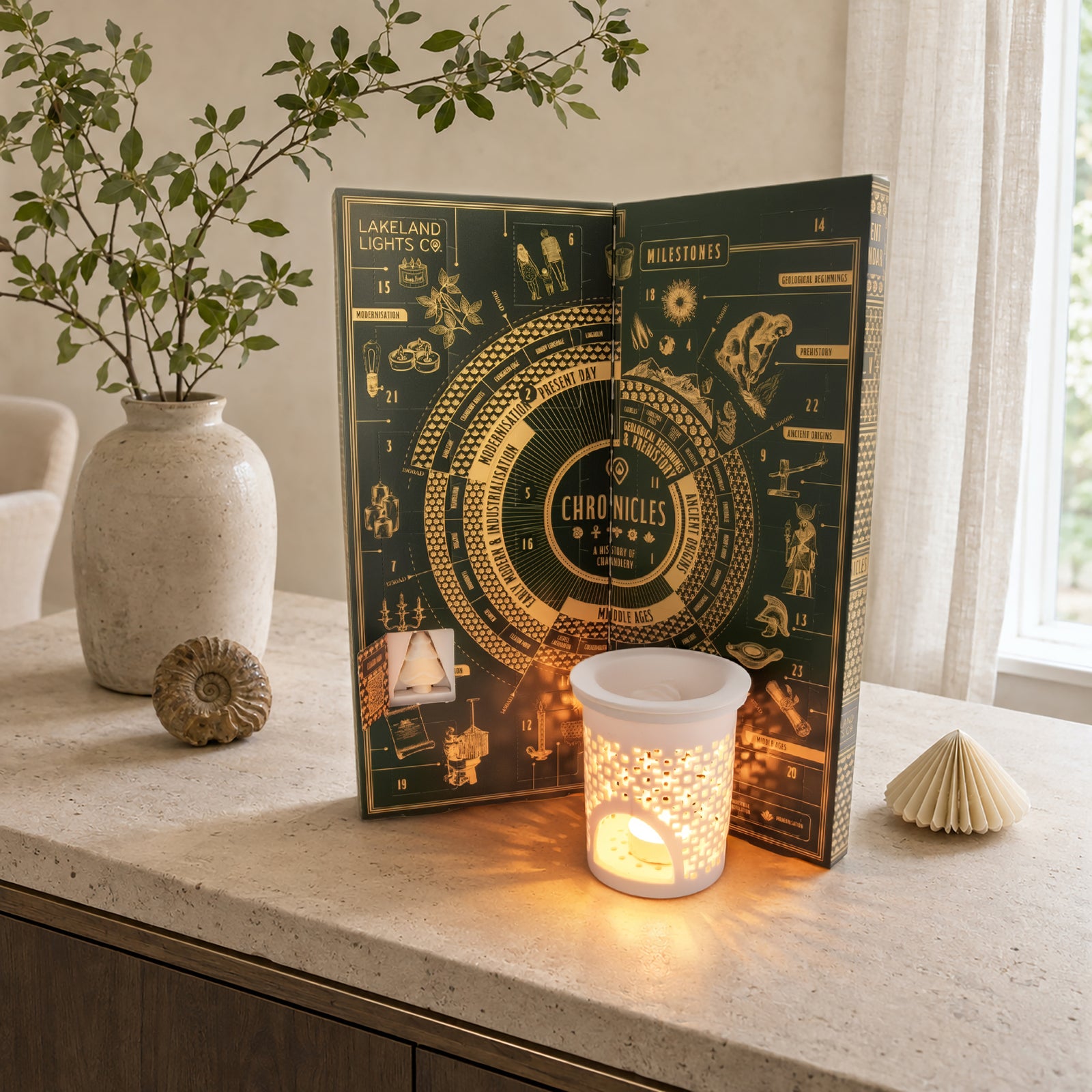 Lakeland Lights Company Wax Melt Advent Calendar 2026 - Chronicles, Volume V Soy Candle