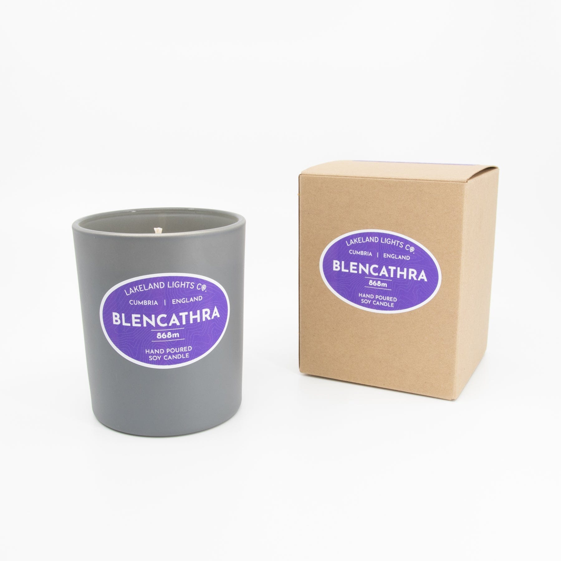 Lakeland Lights Company Blencathra - Grassy, Patchouli & Lily of the Valley Soy Candle