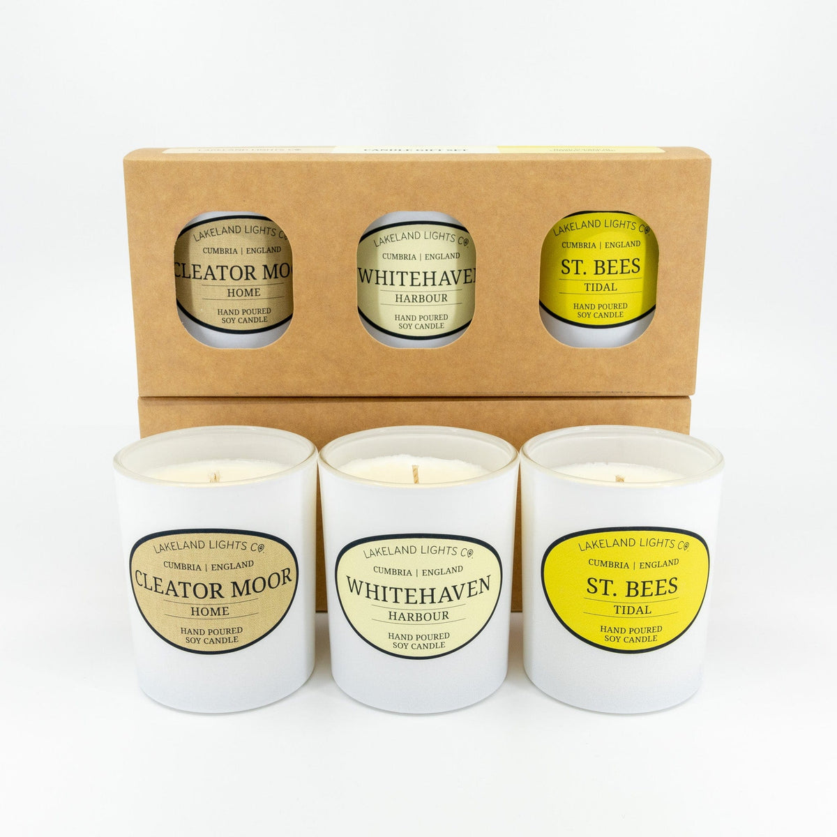 Cumbrian Three Candle Gift Sets